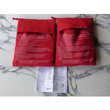 Pair of Potato Bags Microwave Reusable Washable Bag corn tortilla cooking cook