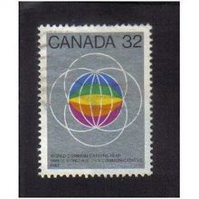 1983 canada world communication year 32c f/u sg1083