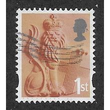 ENGLAND 1ST 'CROWNED LION' (EN7) FINE USED (EBID51-436)