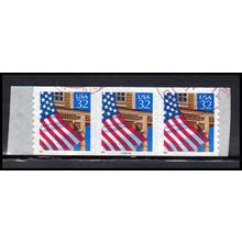 Used 2915A 32c U.S. Flag Over Porch Fine PNC 89898/3 10x10 PA3568