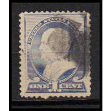 Used 212 1c Benjamin Franklin Fine RA0537