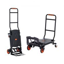 Aluminum Hand Truck, 2 in 1, 300 lbs Load Capacity, Heavy Duty Industrial Co...