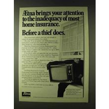 1979 Aetna Insurance Ad - Inadequacy of Insurance