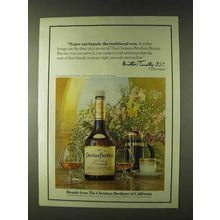 1979 Christian Brothers Brandy Ad - The Traditional Way