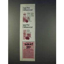 1978 Rose Milk Skin Care Cream Ad - Feel Difference