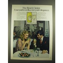1978 Rose's Lime Juice Ad - The Rose's Gimlet