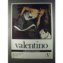 1980 Valentino Boutique Fashion Ad
