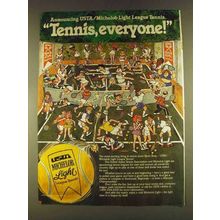 1980 USTA / Michelob Light League Tennis Ad