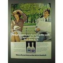 1981 Head & Shoulders Shampoo Ad - Started in Park