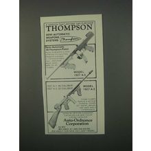 1982 Auto-Ordnance Thompson Gun Ad - Model 1927 A-5