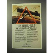 1985 Leupold Scopes Ad - Good Shooting Sense