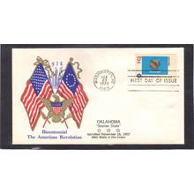 FDC Boerger Cachets 1678 13c Oklahoma (Cachet-U/A) CV00733