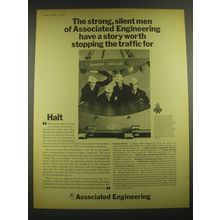 1968 Associated Engineering Ad - The strong, silent men
