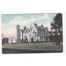 Fenton Hall House Estate near Wooler Creased Postcard 1905 Northumberland