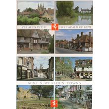 Kent Wealden Towns Matfield Lamberhurst Chiddingstone 2x Postcard s
