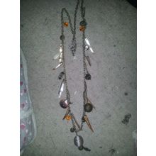 Fashion Women bronze look necklace