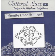 Tattered Lace. Palmette Embellishment Die. Die Cutting Cardmaking Scrapbooking