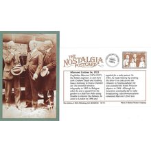 Postcard Guglielmo Marconi Listens In Radio Telegraph Inventor - Nostalgia