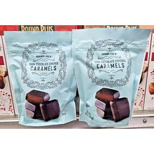 Trader Joe's Dark Chocolate Covered Caramels 10oz 284g (2 Bags)