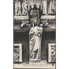 La Porte de la Vierge Dorée, La Cathédrale, Amiens, 1916 - Lévy CPA LL204