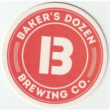 BEER MAT - BAKER'S DOZEN BREWING CO (KETTON) - (Cat No 001) - (2015)