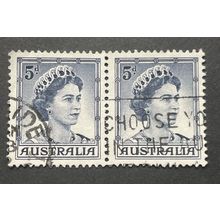 AUSTRALIA 1959 SG 0314 USED type B PAIR