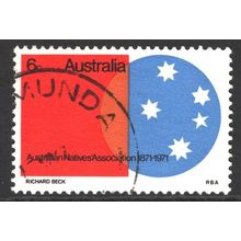 AUSTRALIA 1971: CENTENARY AUSTRALIAN NATIVES' ASSOCIATION - 6c USED (G5)