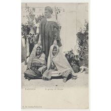 MOROCCO Tangier A group of Moors early 20th C. RPPC Cumbo