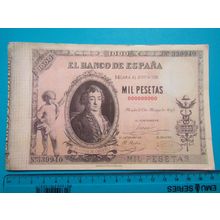 Espana Spain 1895 1000 Pesetas Banknote Reproduction - 194