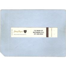 New Jersey Matawan Matchcover Jerry Beyer's Restaurant 113 Main St~3427