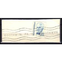 Used 1866 37c Robert Millikan Boothwyn, PA. E1218