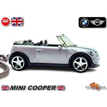 RARE CUSTOM KEY CHAIN SILVER NEW BMW MINI COOPER S CABRIO