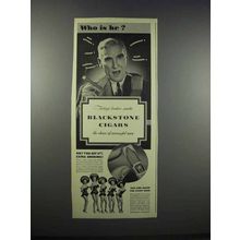 1943 Blackstone Cigars Ad - Who is He?