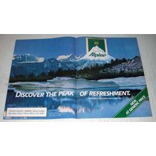 1989 Alpine Cigarettes Ad - Peak of Refreshment