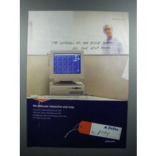 2000 Delta Airlines Ad - The Window, The Aisle, Exit