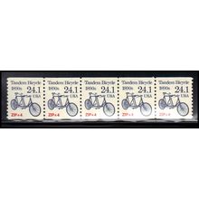 2266 24.1c Tandem Bicycle Very Fine MNH Dry Gum PNC 1/5 X1365