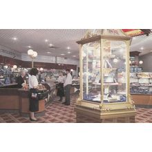 Bourneville Chocolate London Advertising 1980s Display Cabinet Postcard