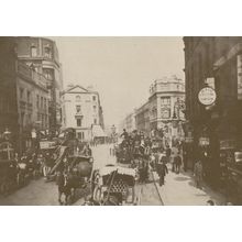 Oxford Street in 1887 Victorian London Transport Postcard