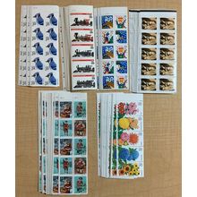 Unfolded Booklet Pane Inventory FACE VALUE $311.40 - Stuart Katz