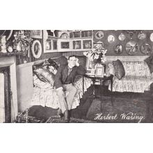 Herbert Waring Edwardian Actor Dainty Novels Old Postcard