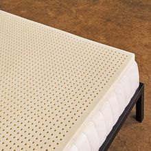 Pure Green Natural Latex Mattress Topper - Soft - 3 Inch - Queen Size (GOLS Cert