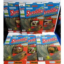 Nestle 2000 Shreddies Cereal Boxes DISNEY Dinosaurs Set of 6 never assembled