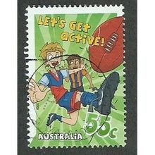 AUS 2009 55c 'LETS GET ACTIVE' FINE USED (EBID34-880)