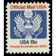 O129 13c Eagle Fine MNH G0620