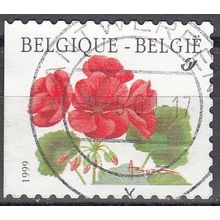 Belgique 1999 Michel 2902BDL O Cote (2008) 1.60 € Pelargonium Cachet rond