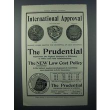 1908 Prudential Insurance Ad - International Approval