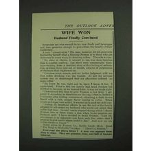 1908 Postum Drink Ad - Wife Won Husband Convinced