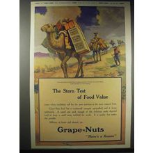 1914 Grape-Nuts Cereal Ad - Stern Test of Food Value