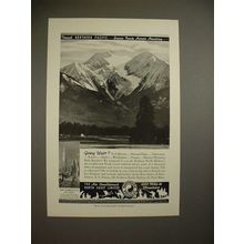 1939 Northern Pacific Railway Ad - Scenic Route