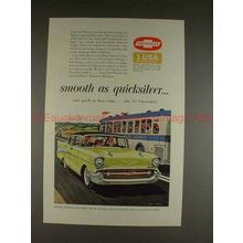 1957 Chevrolet Bel Air 4-door Sedan Ad, Quicksilver!!